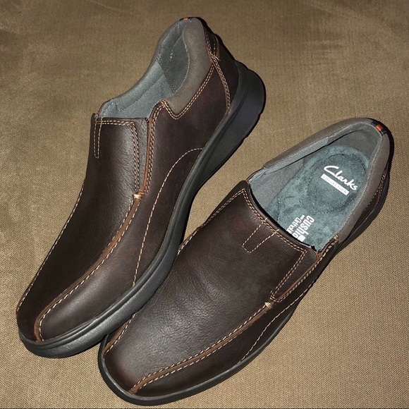 clarks cotrell step leather shoes